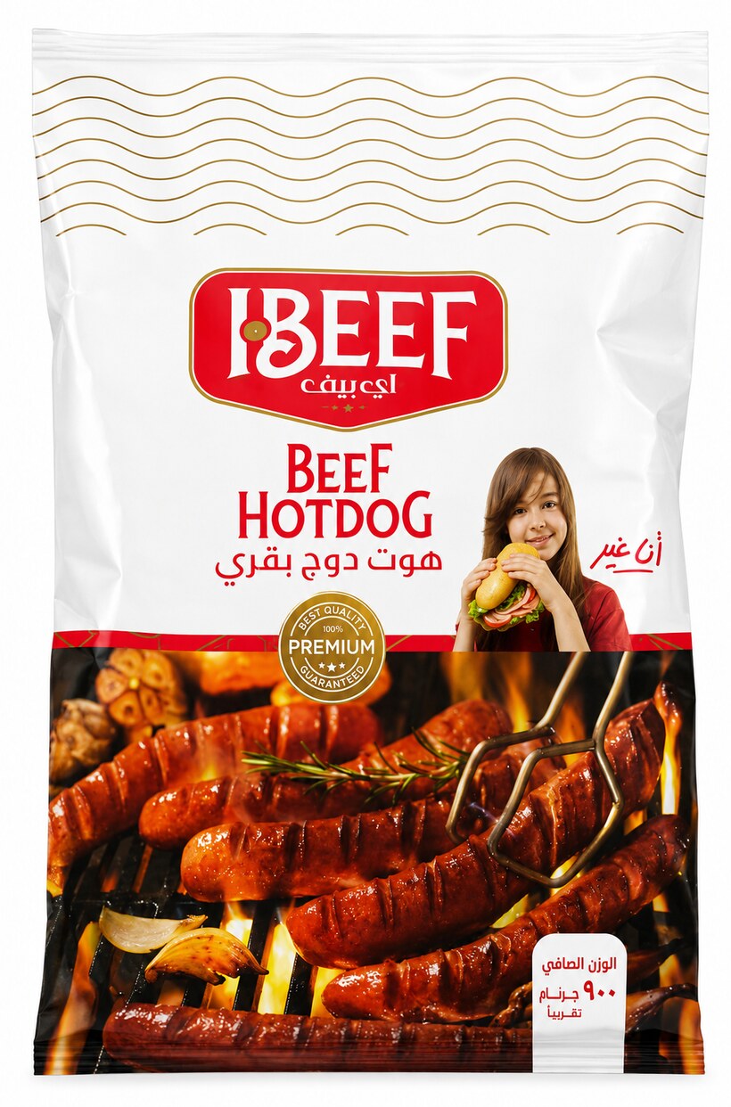 iBeef Beef Hotdog retail pack